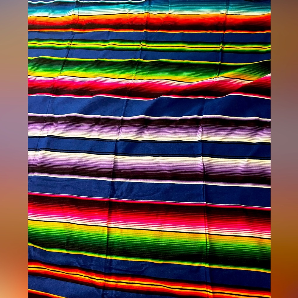 New Vibrant Southwest/Mexican Saddle Blanket
